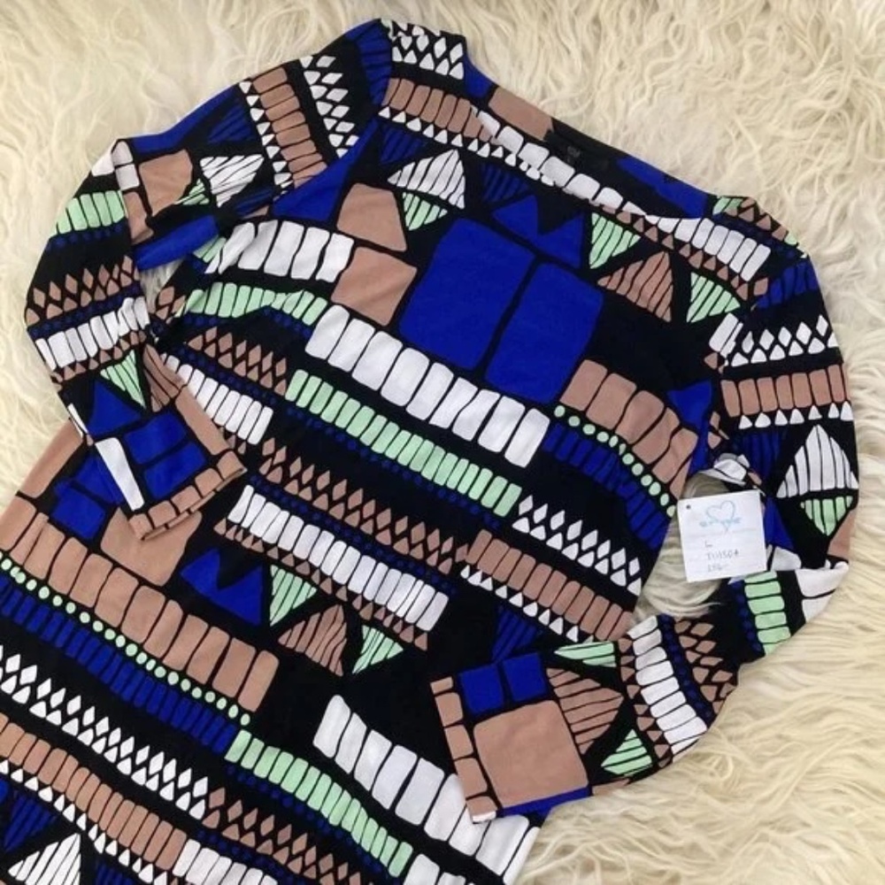 TIBI Printed Mini Dress - Picture 2 of 10